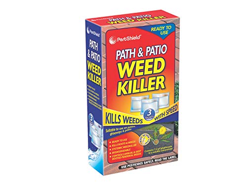 Pestshield Path & Patio Biodegradable Systematic Weed Killer 3Pk glyphosate