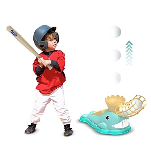 MikoDream Baseball Pitching Machine,Baseball Pitcher Play Set,Sports&Outdoor Play Toys for Kids,Toddler Indoor Sports Games,Backyard Games, for Children,Boys and Girls