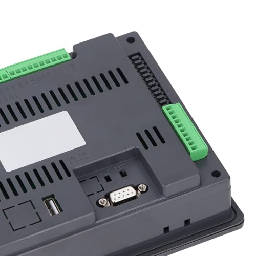 Marhynchus HMI PLC 7-Zoll-Touchscreen-Controller, 12 Eingänge, 8 Ausgangsrelais, Industrielles Bedienfeld mit Hochgeschwindigkeitszählung für FX3U 20 40 48MR