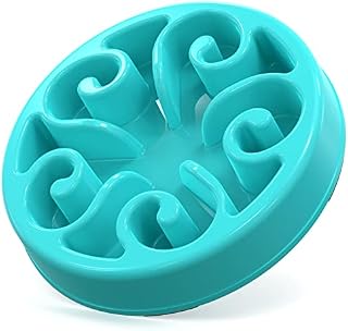 Zellar Dog Slow Feeder Bowls- BPA-Free Slow Feeders for Fit Small Medium Dogs and Cats Interactive and Skid Bloat Stop Feeding Bowl