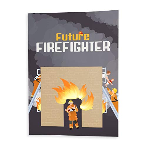 Affiche Future Firefighter pour décorer un mur vide de chambre