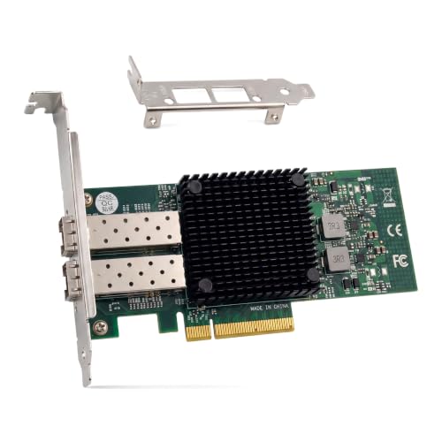 Dual-10Gb SFP+ PCI-E Tarjeta de Red NIC, Mellanox ConnectX-3 PCI-e 3.0 X8 10 Gigabit Ethernet para Servidor (ST7286-10GB) miniatura 1