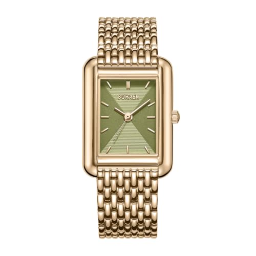 Image of BURKER Olivia Women's Watch Gold Olive Green 25mm