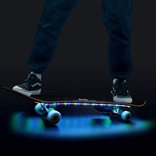Dancra Scooter Lights For Night Riding Led Skateboard Lights，2×2.62Ft Cool Rgb Lighting Options Strip Light Battery Powered - Safety Lights For Sports Equipment #TOP7