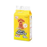 アイリスオーヤマ ペットシーツ 超薄型 1回使い捨て 抗菌 消臭 小型犬 レギュラー 180枚入