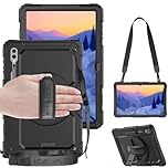 TECHGEAR UTILITY Case for Samsung Galaxy Tab S10 Ultra & S9 Ultra 14.6" (SM-X910 / SM-X920 Series) Tough Rugged HEAVY DUTY Armour Shockproof Case, S-Pen Holder, 360 Stand, Hand & Shoulder Strap