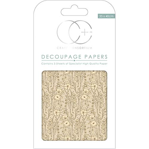 Craft Consortium Decoupage Papers 13.75