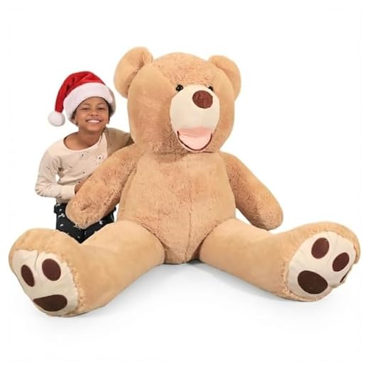 Bananair Riesen Teddybär (130cm to 340cm) XXL Großer Riesiger Teddy Bear Stofftier Perfekt für Geburtstag, Geschenk, Weihnachten, Spielzeug Plüschtiere (160 Zentimeter)