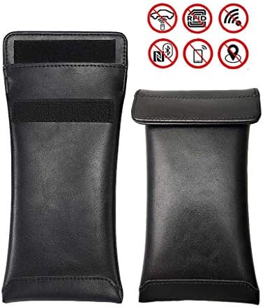 LEOKE Cell Phone Signal Blocker Pouch, Faraday Bags for Phones, Mobile Phone Anti-tracking Anti-spying Anti Radiation GPS Rfid Signal Blocker Case Bag Handset Function Bag Clearance Sale!!!