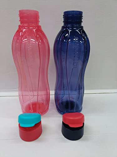 Botella de agua Tupperware FlipTop de plástico 750ml pack de 2 unidades multicolor 7