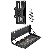 Höhenverstellbar Monitor Wandhalterung und Klappbare Tastaturablage für Wandmontage