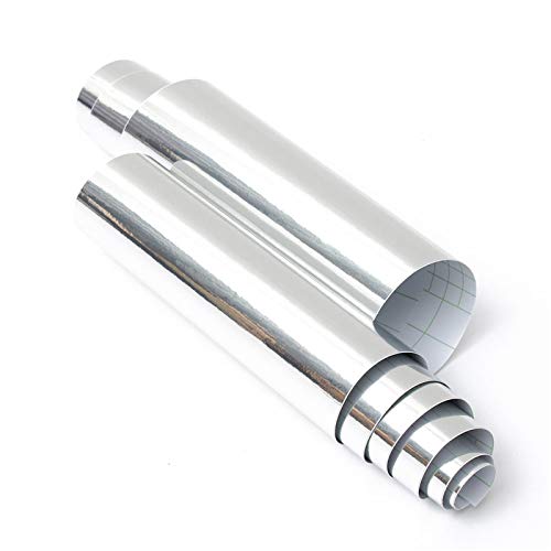 SopiGuard Sticker Decal for Popsockets PopGrip MagSafe Precision Edge-to-Edge Two Packs (Chrome Silver)