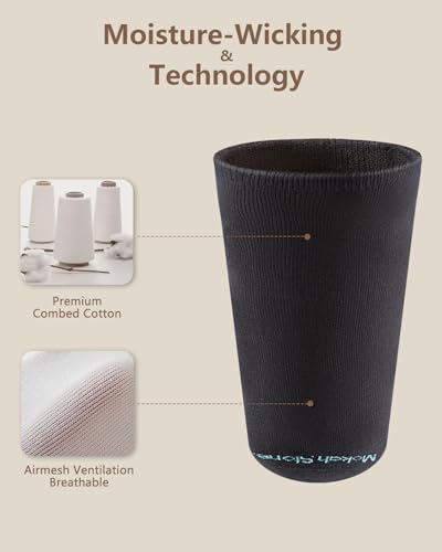 Mokah Stone Amputee Socks, Soft Elastic Cotton Prosthetic Stump Shrinkers Extra Wide Anti-Blister, Prosthetic Leg Accessories - Thumbnail 4