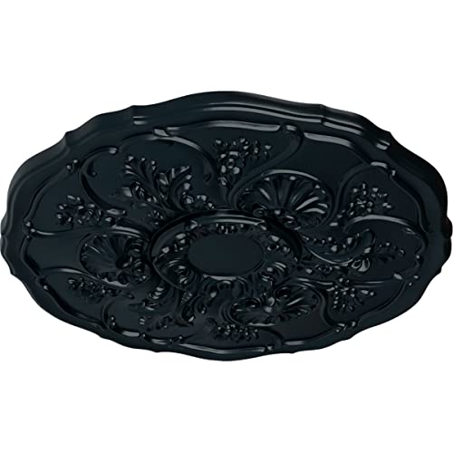 Image of Ekena Millwork CM22CNNSF Cornelia Ceiling Medallion, 22-1 /2 x 1-1 /2, Night Shade