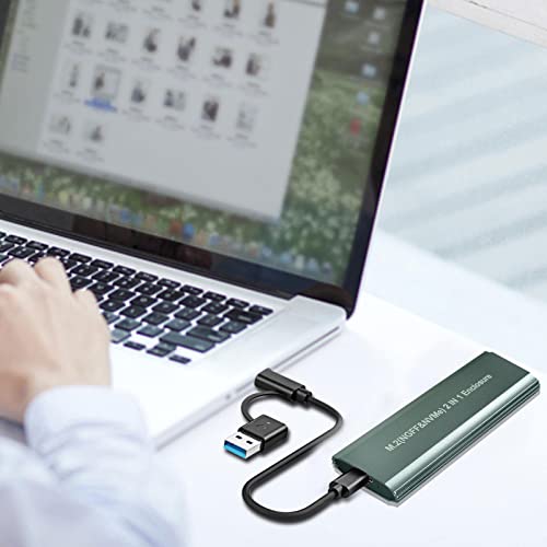 NVME para USB - Compartimento para SSD M.2 de 10 Gbps - Interface externa tipo C Gen2, interface int