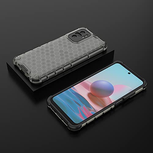 Image of Glasgow Back Case Cover Designed for Mi Redmi Note 10s - Black
