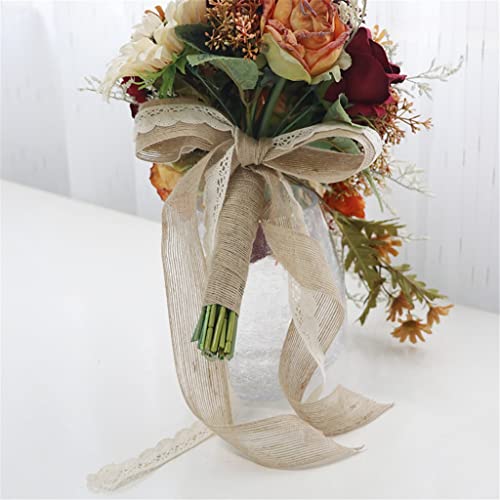 Bouquet de main en forme de larme florale simulée anti-allergie mariage