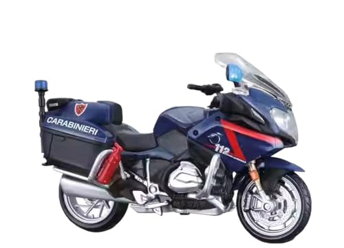 limimo for BMW 1:18 R1200 RT Germany Police Car Czech Police Die-cast Car Collector Car Motorbike Model Gift Realistic Motorbike Replica Ornaments Motorcycle Model(Italy)