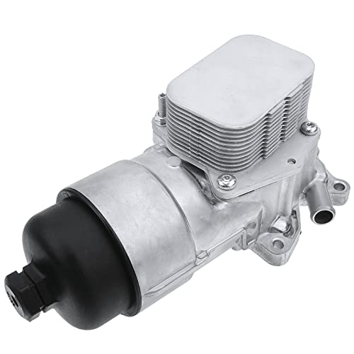 Frankberg Enfriador de aceite de motor compatible con Berlingo C1-C4 DS3 Nemo Xsara Fiesta Focus Fusion 206 207 208 307 Partner 1.4L 1.6L Diesel 2001Hoy