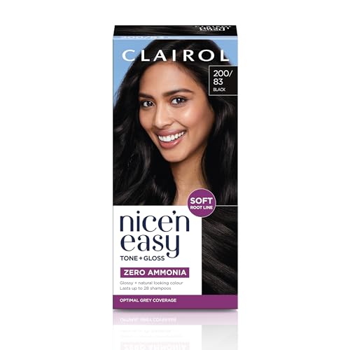 Clairol Nicen Easy Tone+Gloss Semi Permanent Hair Dye - 200/83 Black