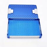 Toplionace Sterilisationsbox für Mikrochirurgische Instrumente mit Weicher Silikonmatte – 230x150x30mm