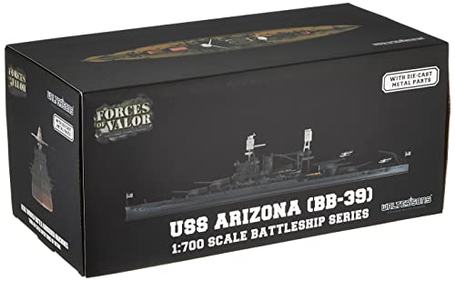 1: 700 Scale Uss Arizona Battleship #TOP2