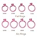 3D Printed Flat Invisible Cage with Convenient Training Accessories (USA50) (Arc Rings)