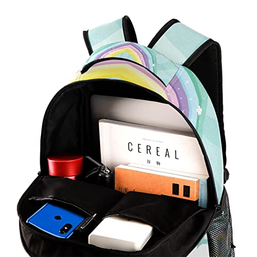Sac à dos décontracté chien Corgi pour femme à grande capacité - 4