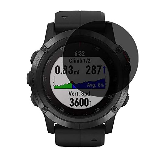 Vaxson Anti-Spy skyddsfilm, kompatibel med GARMIN fenix 5 Plus Sapphire, skärmskydd integritetsskydd [ej pansarglas]