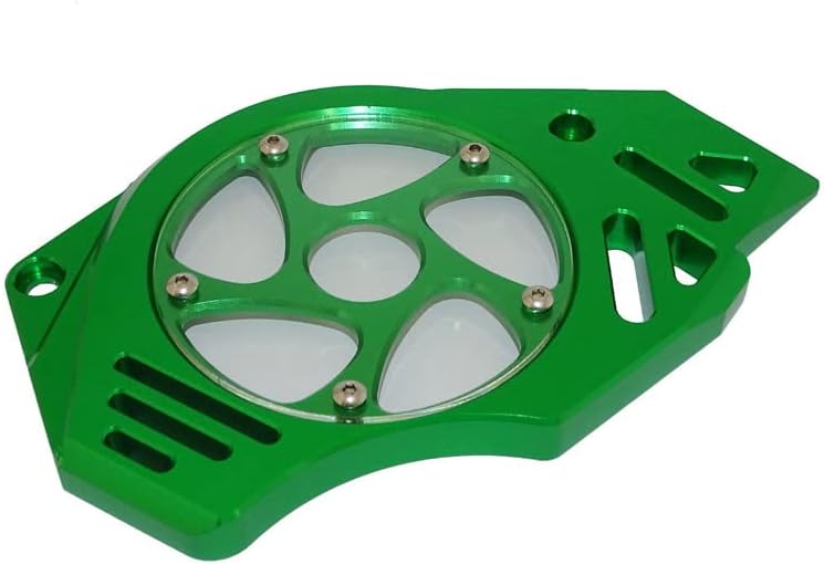 Front Sprocket Chain Guard Cover Left Side Engine For Kawasaki Vulcan S 650 EN650 2015 2016 (Green)