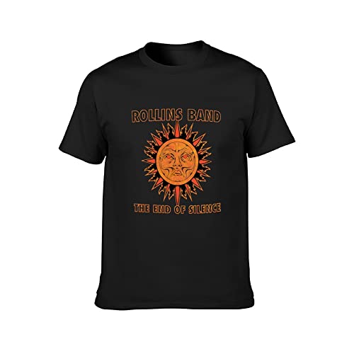 InEoutmdc Rollins Band The End of Silence - Camiseta 100% algodón para hombre, Negro, XL