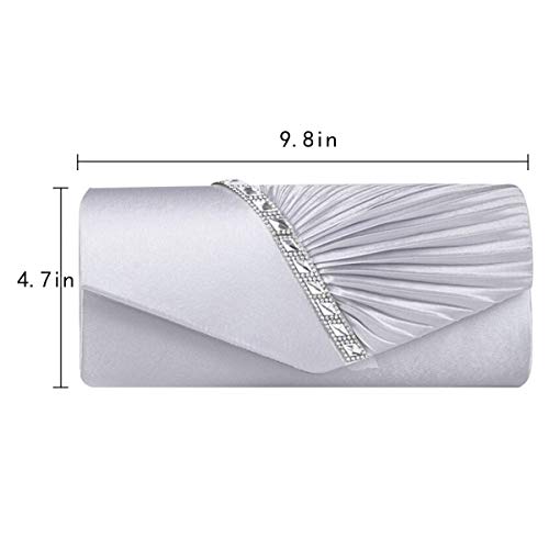 Image of Goclothod Evening Clutch Handbag Women Fashion Crossbody Shoulder Bag Chain Purse