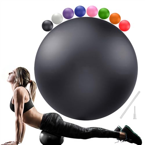 Image of PL-0003 Soft Exercise Ball, Anti-Burst Yoga Ball Chair Supports 2200lbs PL-0003