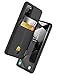 Clayco Cache Series Designed for Samsung Galaxy S20 Plus Case (2020) with Card Holder - Black