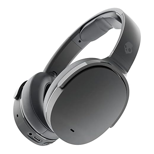 Skullcandy Hesh ANC Wireless Noise Cancelling Headphones for iPhone and Android with Microphone / 22 Hour Battery / Best for Music, School, Travel, and Gaming / Bluetooth Headphones - Grey