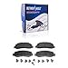 Detroit Axle - Front Brake Kit for 05-12 Ford F-250 F-350 Super Duty, 10-12 F-450 Super Duty Replacement 2005 2006 2007 2008 2009 2010 2011 2012 Drilled Slotted Brakes Rotors Ceramic Brake Pads