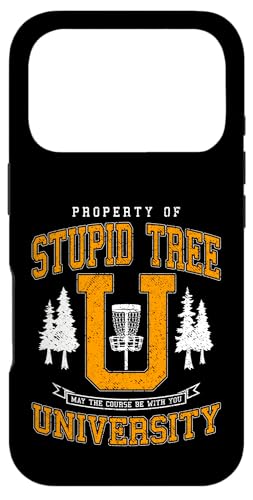 Stupid Tree Disc �S���t ��w ���B���e�[�W �J���b�W �o�[�V�e�B �X�}�z�P�[�X iPhone 17 Pro �p