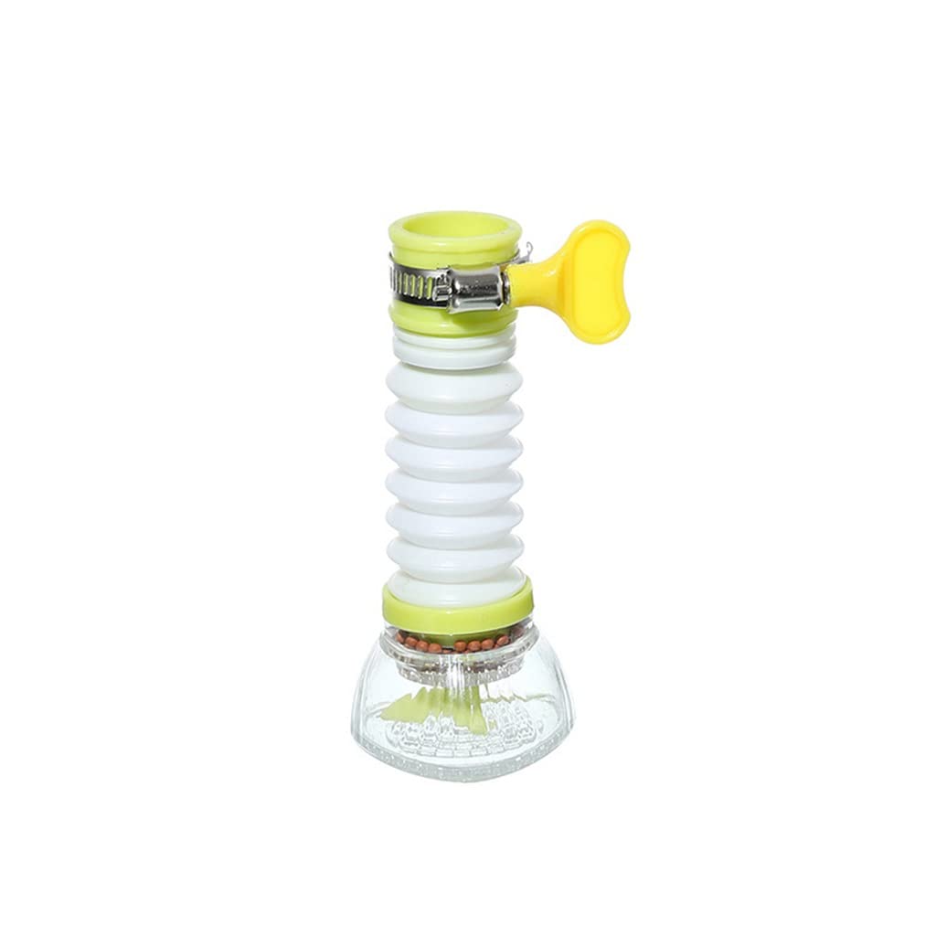 Adaptateur de robinet pivotant 360 argenté rallonge universelle rétractable
