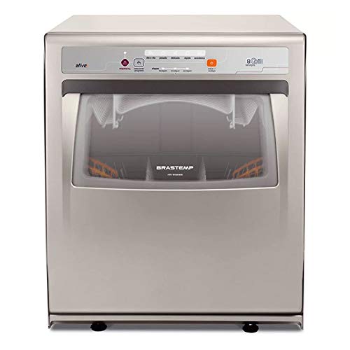 Lava-louças Brastemp Ative Prata 8 Serviços Blf08as 127v