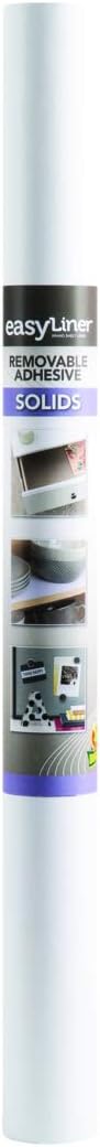 Duck EasyLiner Adhesive Surfaces, 20 in x 15 ft, White