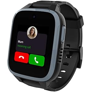 XPLORA XGO 3 – Montre connectée pour Enfants (avec SIM) – 4G, Appels, Messages, Mode école, Fonction SOS, localisation GPS, Appareil Photo, podomètre – incluant 3 Mois d&rsquo;abonnement Gratuit (Noir)