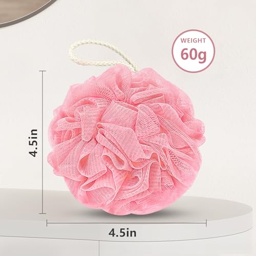 Rnoafmu Shower Loofah Bath Sponge, 60G Loofah Exfoliating Body Scrubber thumb #1