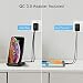 NANAMI Cargador Inalámbrico Rápido, Qi Wireless Charger (con Adaptador QC 3.0) para...