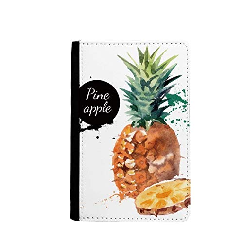Étui portefeuille de voyage passeport ananas multicolore 3.7x5.8" classique