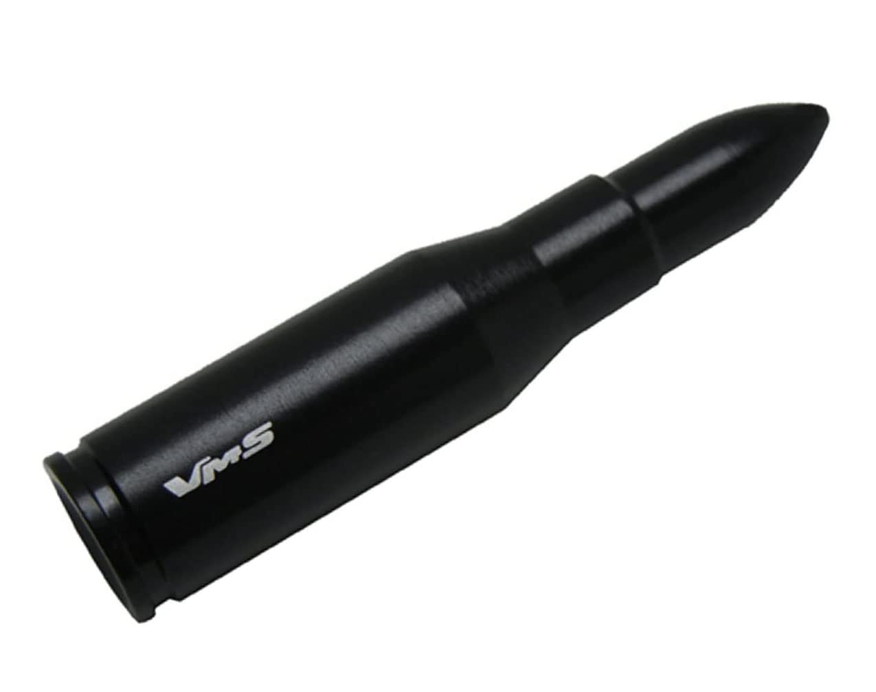 VMS RACING223 Cal Caliber Black Bullet 3" inch Antenna Heavy Gauge Billet Aluminum Short for HARLEY DAVIDSON Road King Road Glide Electra Street Glide Touring Models Compatible with TOUR PAK (ONLY)