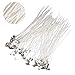 Underleaf 100Pcs Cotton Candle Wicks Low Smoke Candle Wicks DIY Candle Accessory