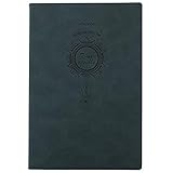 Portable : environ Dimensions (H x l) : 21,5 x 14,5 cm, pratique à transporter pour les voyages, la composition, faire un mémorandum, un planificateur ou tenir un journal intime