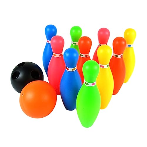 UKCOCO Boys and Girls Bowling Set Years Old Indoor Ball Game Toys for Boys Girls Eco-Friendly Safe Bowling Toys for Party Favors Random Style