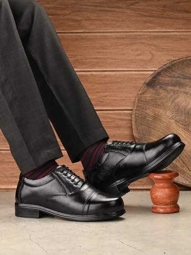 Image of Server Men's Oxford Shoe || Uniform Dress Shoe || Black Formal Shoes || Office Shoes Hand Made || Police Shoes Leather Lace Up Oxford Shoe
