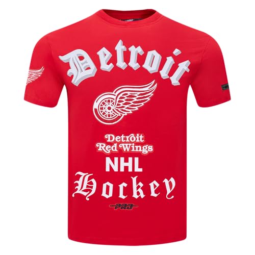 Mens NHL Old English Cotton Short Sleeve Tee